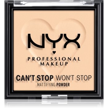 NYX Professional Makeup Can\'t Stop Won\'t Stop Mattifying Powder pudra matuire