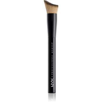NYX Professional Makeup Total Control Foundation Brush pensula pentru machiaj notino.ro imagine noua