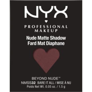 NYX Professional Makeup Nude Matte Shadow Beyond Nude™ fard de ochi mat rezervă notino.ro