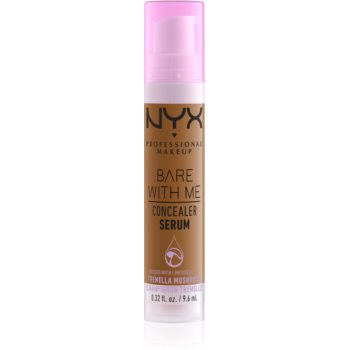 NYX Professional Makeup Bare With Me Concealer Serum hidratant anticearcan 2 in 1 accesorii imagine noua