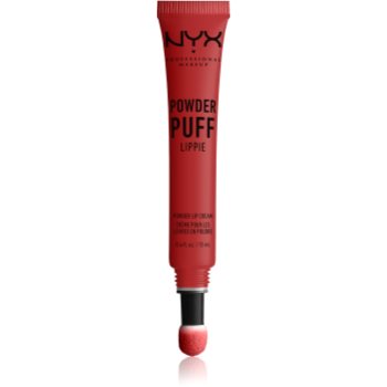 NYX Professional Makeup Powder Puff Lippie ruj cu pernițe aplicatoare accesorii imagine noua