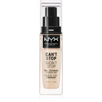 NYX Professional Makeup Cant Stop Wont Stop fond de ten cu acoperire ridicată