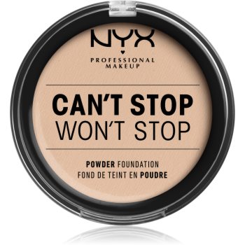 Nyx professional makeup can't stop won't stop powder foundation pudra machiaj
