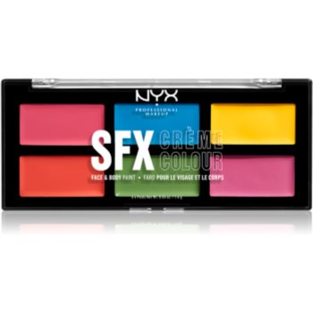 NYX Professional Makeup SFX Creme Colour™ paletă corp si fata imagine 2021 notino.ro