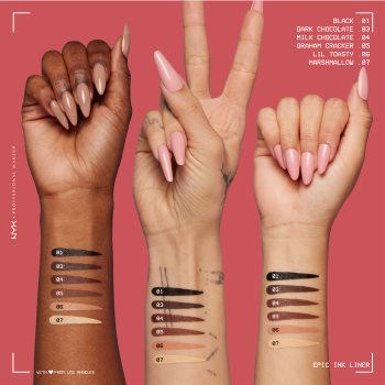 NYX Professional Makeup Epic Ink contur de precizie, rezistent la apă - 1 | YEO