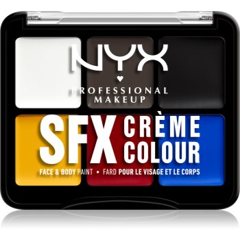 NYX Professional Makeup Halloween SFX Paints paleta pentru fata multifunctionala corp si fata