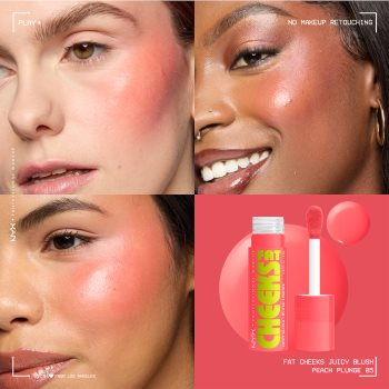 NYX Professional Makeup Fat Cheeks Juicy Blush fard de obraz lichid - 1 | YEO