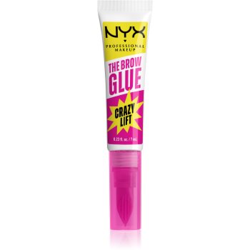 NYX Professional Makeup The Brow Glue Crazy Lift gel de sprancene de lungă durată