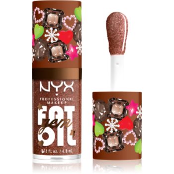 NYX Professional Makeup Fat Oil Gem Xmas ulei pentru buze (NYXFXRS_HRLM74)