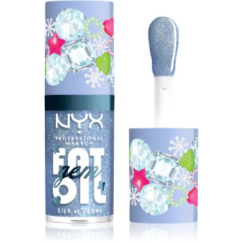 NYX Professional Makeup Fat Oil Gem Xmas олійка для губ відтінок Silver Bling 4.8 мл