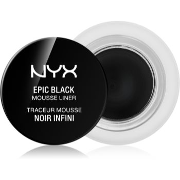 NYX Professional Makeup Epic Black Mousse Liner eyeliner rezistent la apă notino.ro