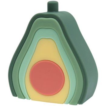 O.B Designs Silicone Avocado Stacker jucărie cu activități