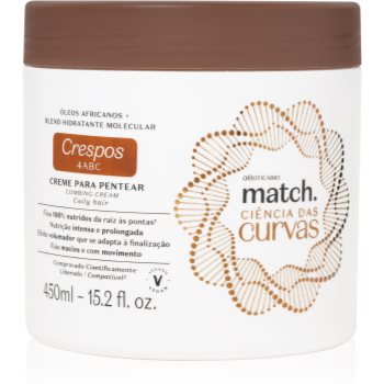 Match. Science of Curves cremă hidratantă pentru par ondulat si cret