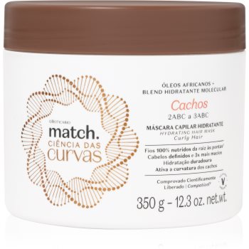 oBoticário Match. Science of Curves masca hidratanta pentru par ondulat si cret
