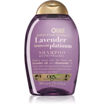 OGX Lavender Platinum șampon nuanțator pentru nuante inchise de blond notino.ro imagine noua