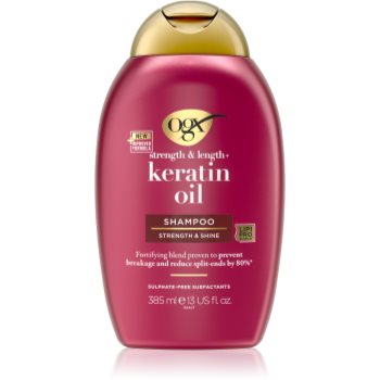 OGX Keratin Oil sampon fortifiant cu keratina si ulei de argan