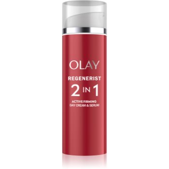 Olay Regenerist 2 in 1 Day Cream & Serum cremă de zi și ser cu efect de fermitate antirid