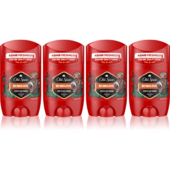 Old Spice Bearglove deodorante solide, pachet economic pentru barbati