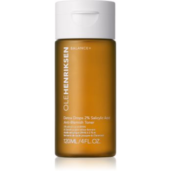 OLEHENRIKSEN Balance+ Detox Drops 2% Salicylic Acid Toner tonic pentru fata cu acid salicilic