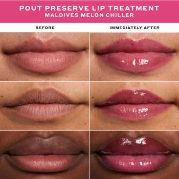  Lip Glosses, OLEHENRIKSEN Pout Preserve Chillers lip gloss hidratant cu efect racoritor - Sellmag.ro
