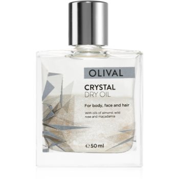 Olival Crystal ulei uscat multifuncțional cu sclipici pentru față, corp și păr accesorii imagine noua
