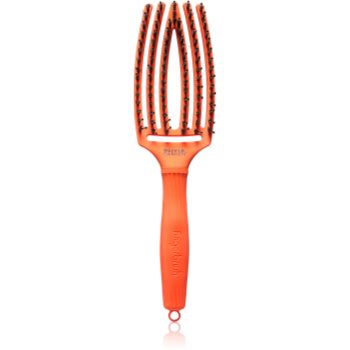 Olivia Garden Fingerbrush Boar & Nylon perie de par cu peri de nailon și de mistreț