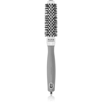 Olivia Garden Expert Shine Wavy Bristles White&Grey perie de par