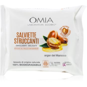 Omia Laboratories Argan del Marocco șervețele demachiante pentru make-up