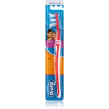 Oral B 1-2-3 Classic Care perie de dinti mediu