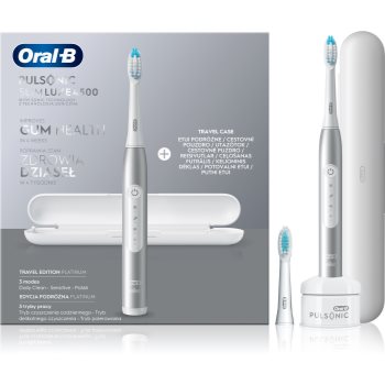 Oral B Pulsonic Slim Luxe 4500 Platinum periuta de dinti electrica sonica notino.ro imagine noua