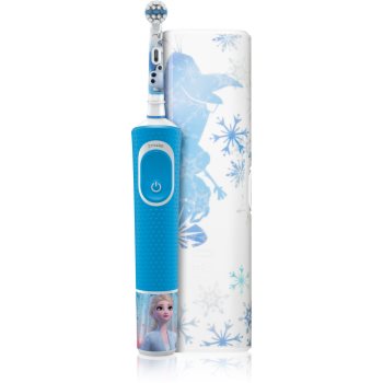 Oral B Vitality Kids 3+ Frozen periuta de dinti electrica (cu sac) pentru copii