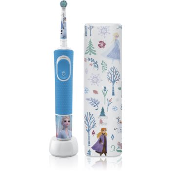 Oral B Kids 3+ Frozen II periuta de dinti electrica cu sac accesorii imagine noua