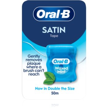 Oral-B Satin Tape Waxed Mint ata dentara mentă