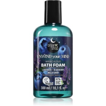 Organic Shop Unwind Your Mind spumă de baie anti-stres