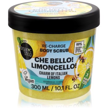 Organic Shop Body Scrub Che Bello! Limoncello! exfoliant energizant pentru corp Body Peelings, Organic Shop Body Scrub Che Bello! Limoncello! exfoliant energizant pentru corp - Sellmag.ro
