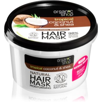 Organic Shop Natural Coconut & Shea crema intensiva de noapte cu efect de hidratare
