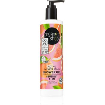 Organic Shop Grapefruit & Lime gel de duș activ