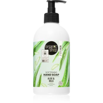 Organic Shop Organic Aloe & Milk Săpun lichid hrănitor pentru mâini