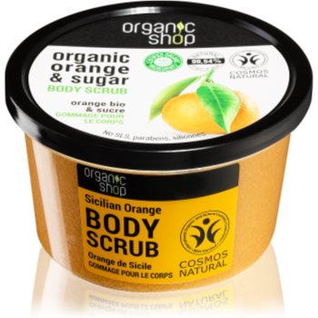Organic Shop Organic Orange & Sugar exfoliant tonifiant pentru corp Accesorii