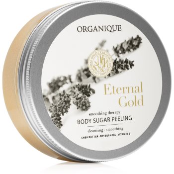 Organique Eternal Gold Smoothing Therapy exfoliant din zahar pentru tenul matur