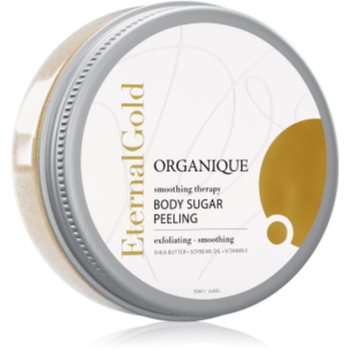 Organique Eternal Gold Smoothing Therapy exfoliant din zhar pentru netezire cu particule stralucitoare