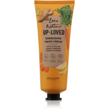 Oriflame Love Nature Up-Loved Upcycled Lemon & Organic Carrot & Ginger crema de maini hidratanta