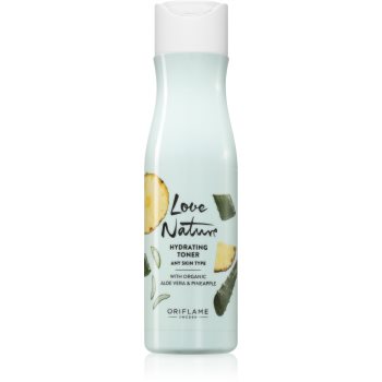 Oriflame Love Nature Organic Aloe Vera & Pineapple lotiune hidratanta pentru fata