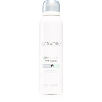 Oriflame Activelle Invisible Fresh deodorant spray antiperspirant notino.ro imagine