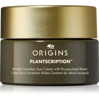 Origins Plantscription™ Wrinkle Correction Eye Cream With Encapsulated Retinol crema de ochi pentru hidratare si matifiere cu retinol accesorii imagine noua