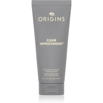 Origins Clear Improvement® Blackhead Clearing Mask-To-Scrub mască pentru curățarea porilor, împotriva punctelor negre