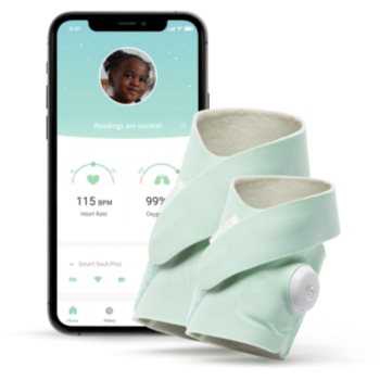 Owlet Smart Sock Plus 0-5y șosetă inteligentă