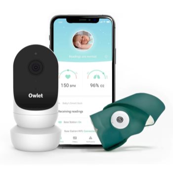 Owlet Monitor Duo Smart Sock 3 & Cam 2 set pentru bebeluși