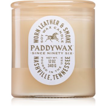 Paddywax Vista Worn Leather & Smoke lumânare parfumată