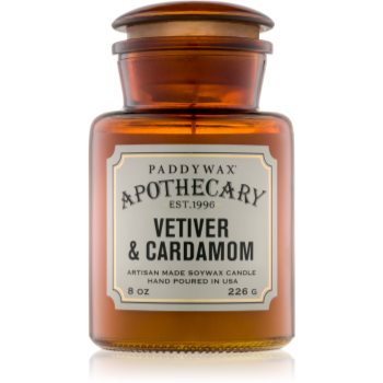 Paddywax Apothecary Vetiver & Cardamom lumânare parfumată